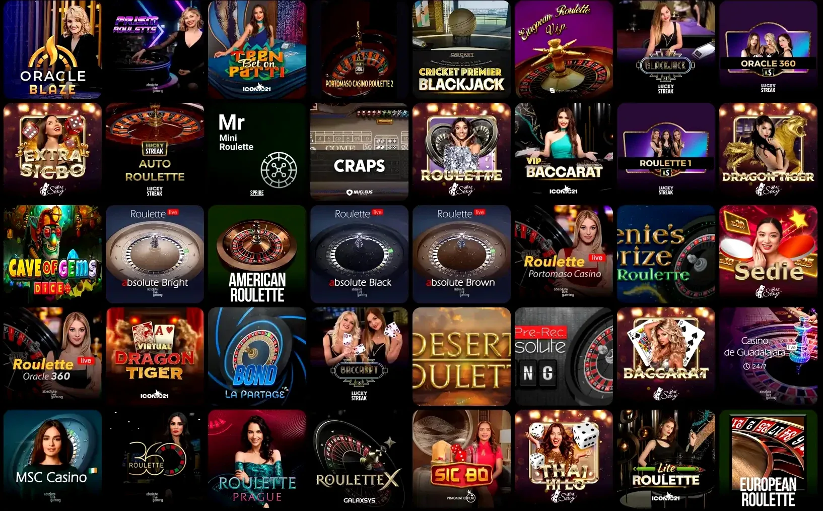 Aquawin Live Casino Atmosphäre